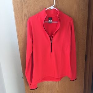 Women’s Nike half zip.